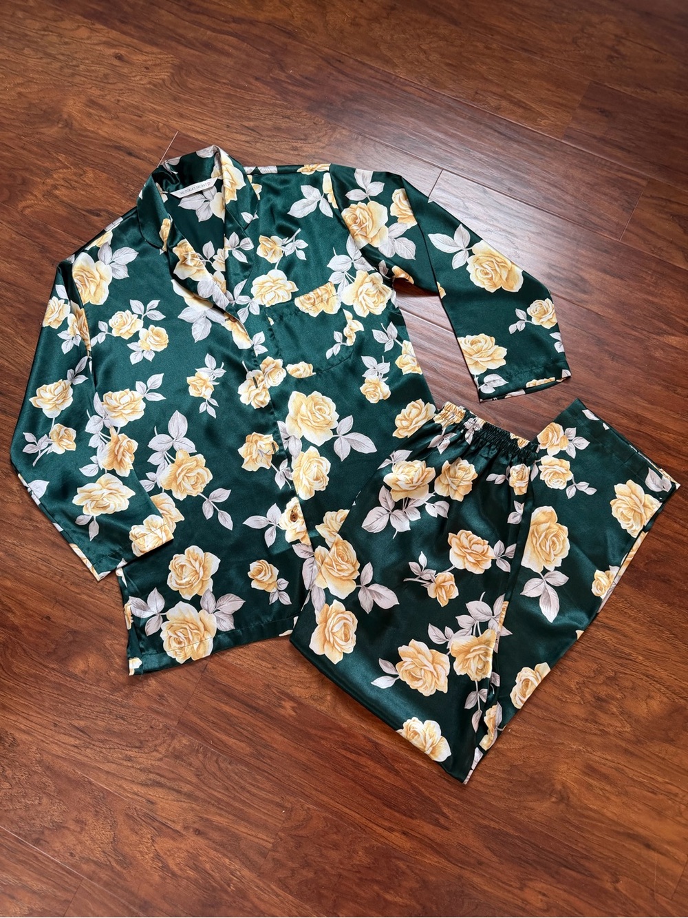 Vintage Victoria’s Secret Satin Floral Pajamas